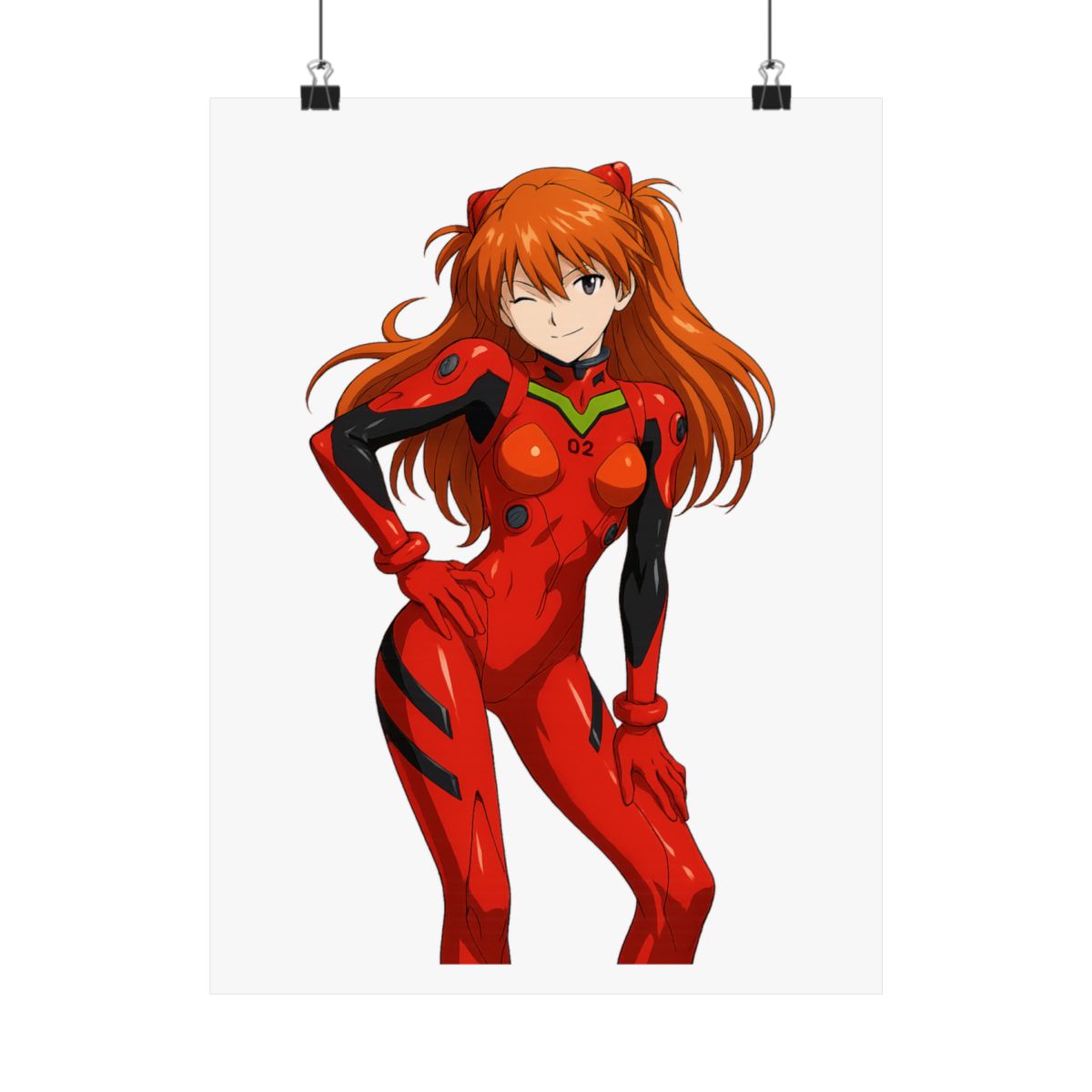 Asuka Neon Genesis Evangelion Anime Poster Print - Official Posters & Wall Art merchandise