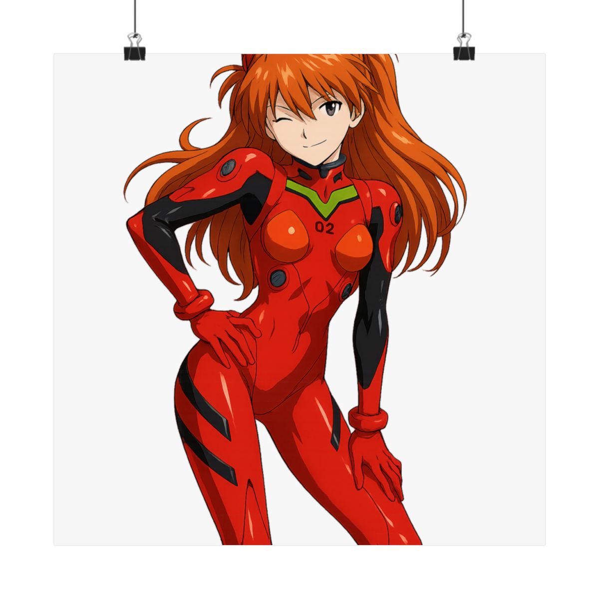 Asuka Neon Genesis Evangelion Anime Poster Print - alternate angle 5, merchandise