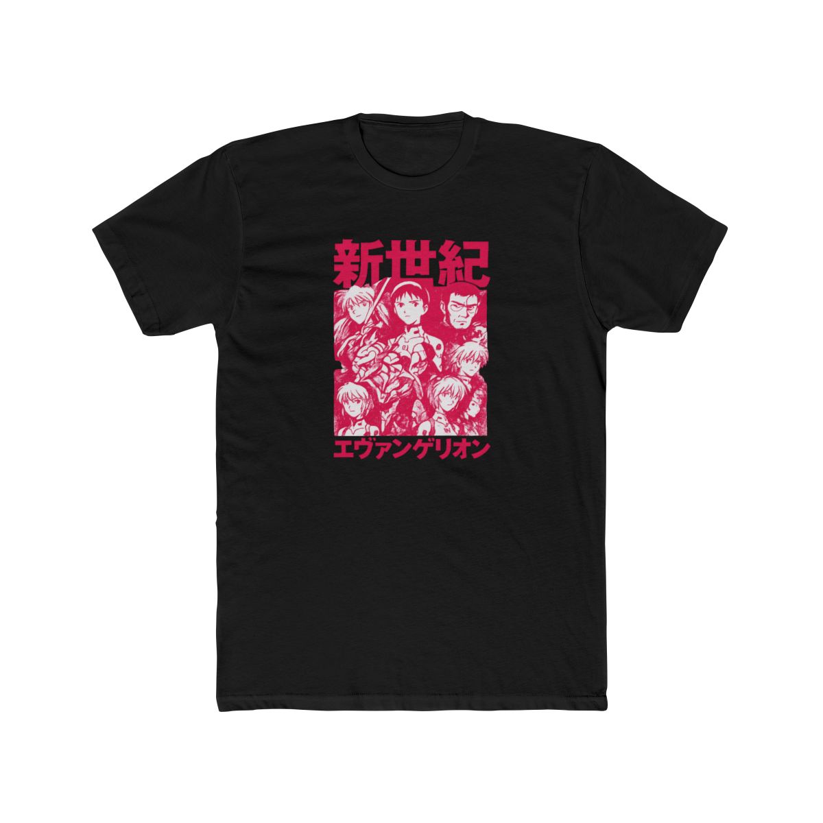 Evangelion Second Impact Magenta T-Shirt - alternate angle 3, merchandise
