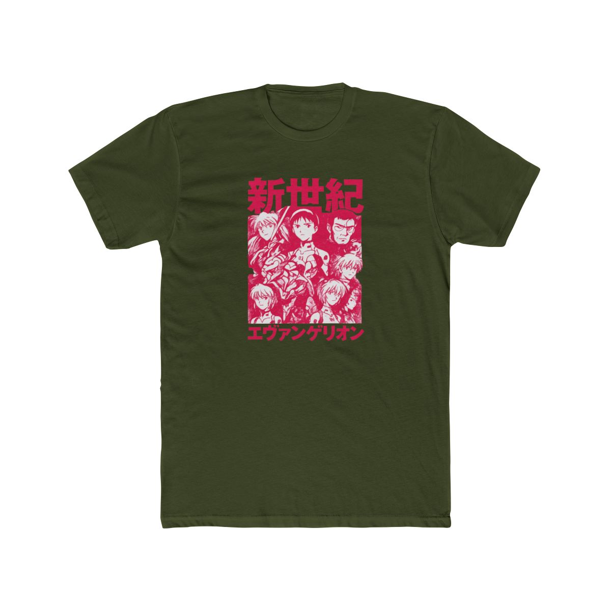Evangelion Second Impact Magenta T-Shirt - alternate angle 5, merchandise