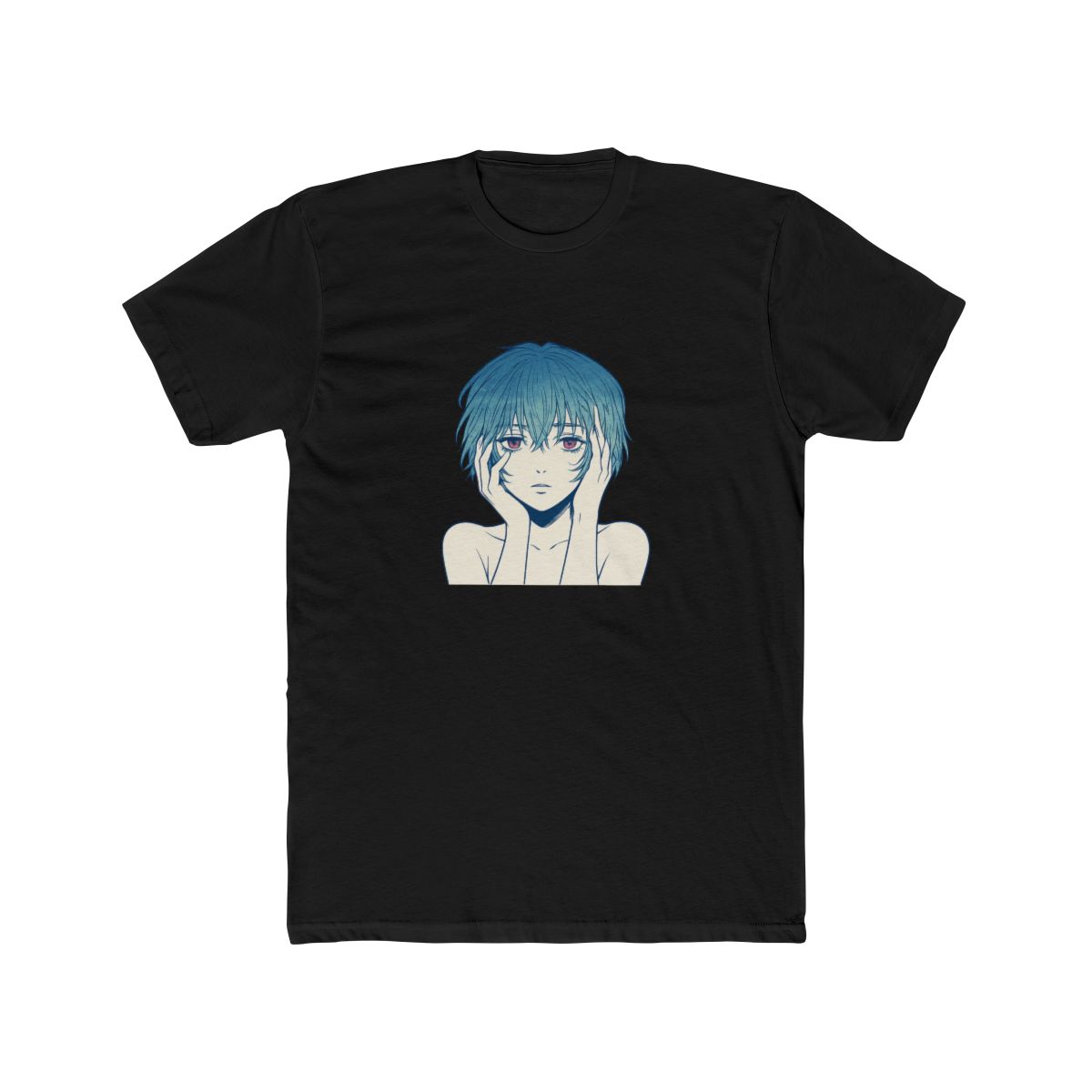 Rei Ayanami Evangelion Anime T Shirt - alternate angle 2, merchandise