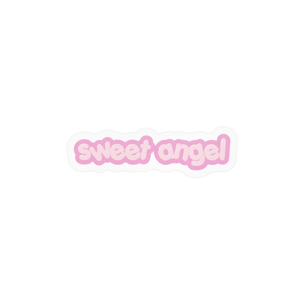 Sweet Angel Sticker | Cute Vinyl Decal for Laptops and Bottles - alternate angle 2, merchandise