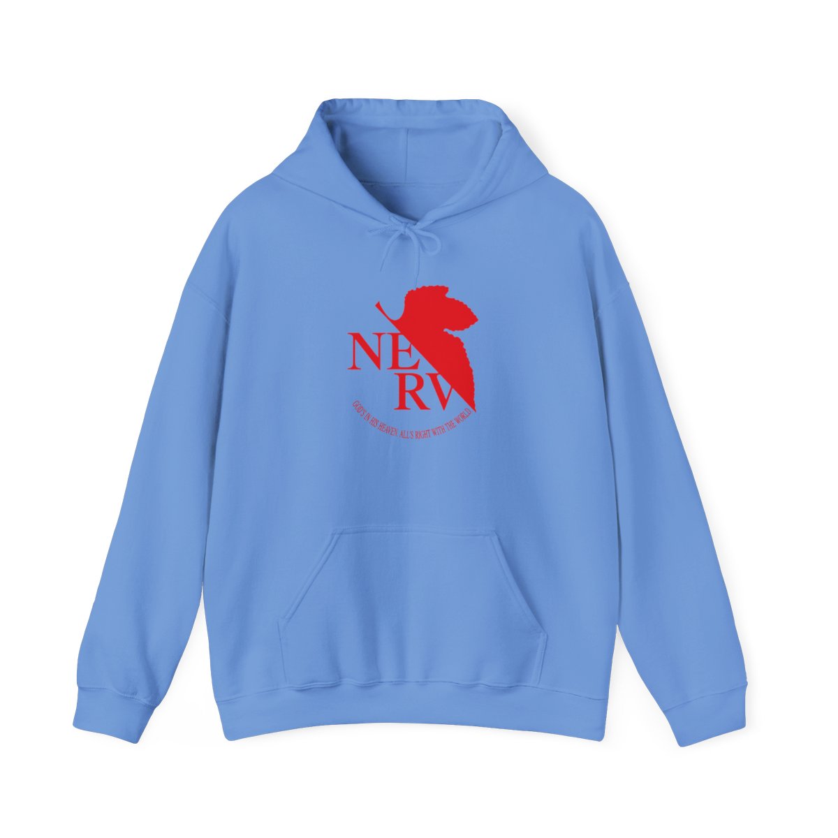 NERV Red Logo Evangelion Hoodie - alternate angle 4, merchandise