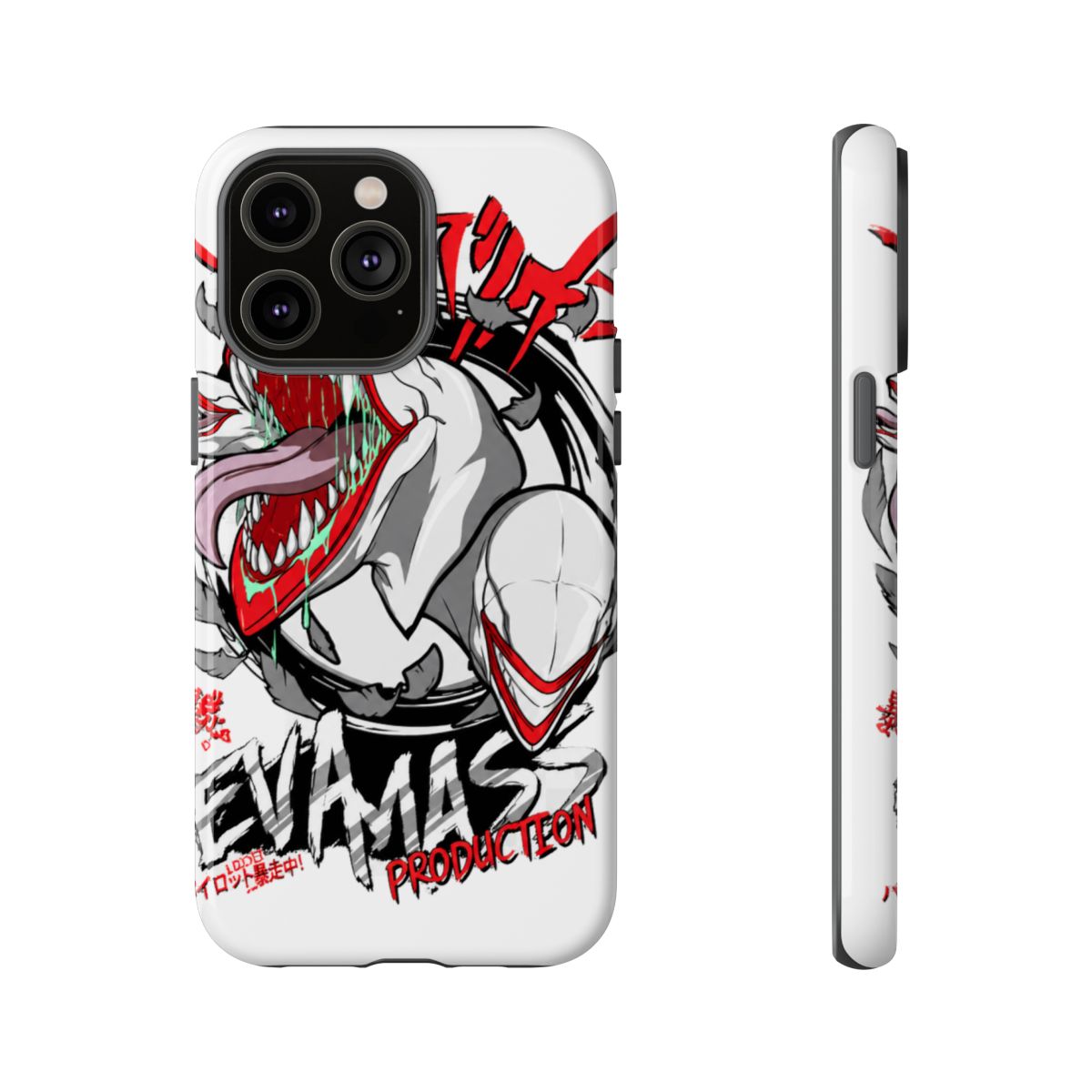 Evangelion Eva Mass Production iPhone 13 Pro Max Case - alternate angle 2, merchandise