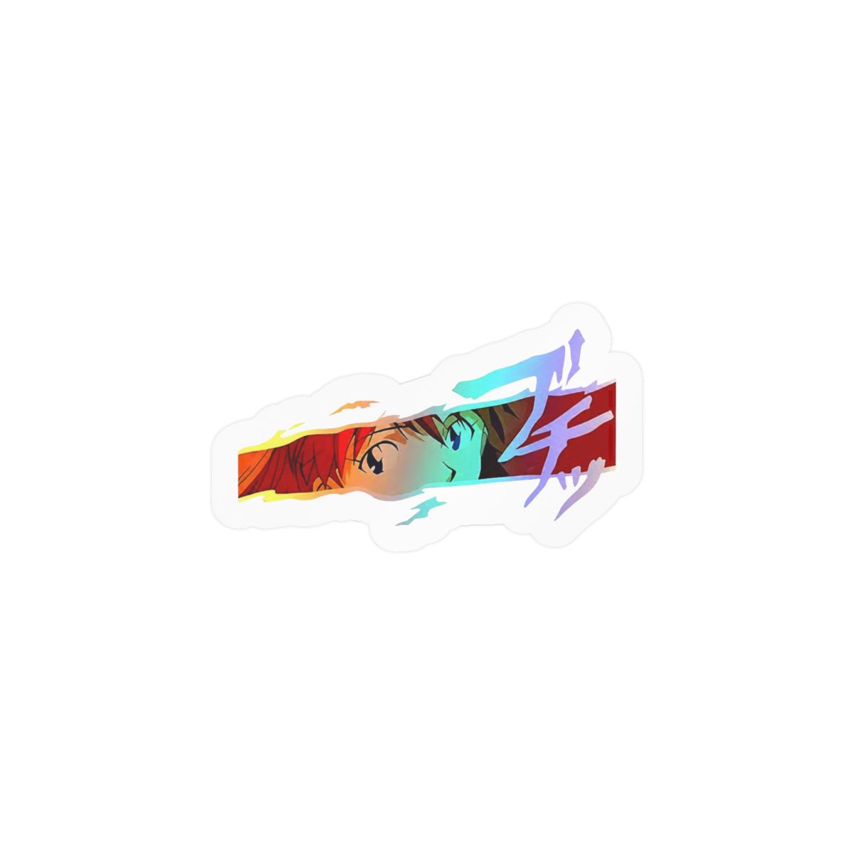 Evangelion car Sticker Asuka Vinyl Stickers reflecitive rei Decor unit01 Stickers for car Neon Genesis Sticker Manga car Decal for car for Laptop (Asuka) - alternate angle 2, merchandise