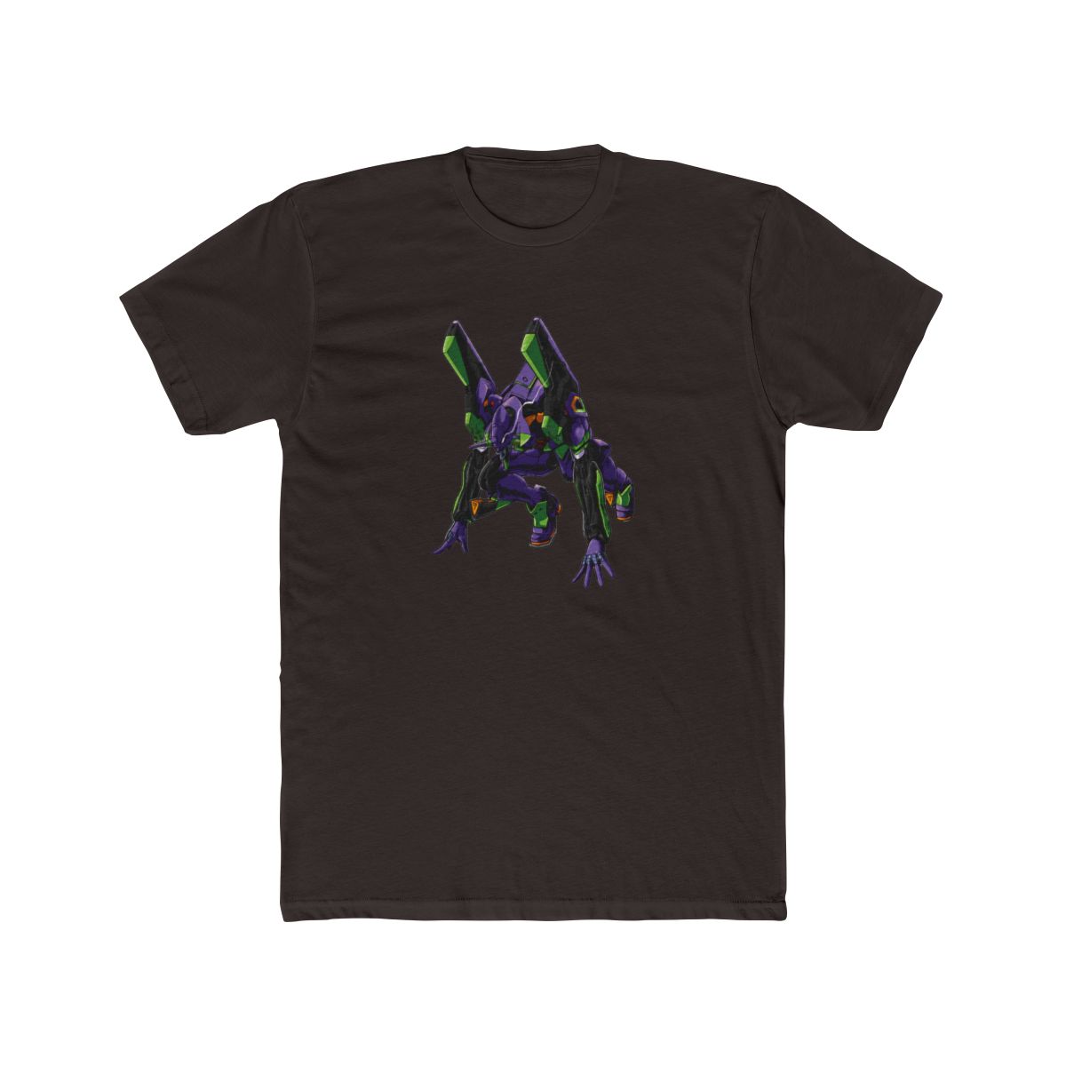 Evangelion Unit 01 Badge T Shirt - alternate angle 2, merchandise