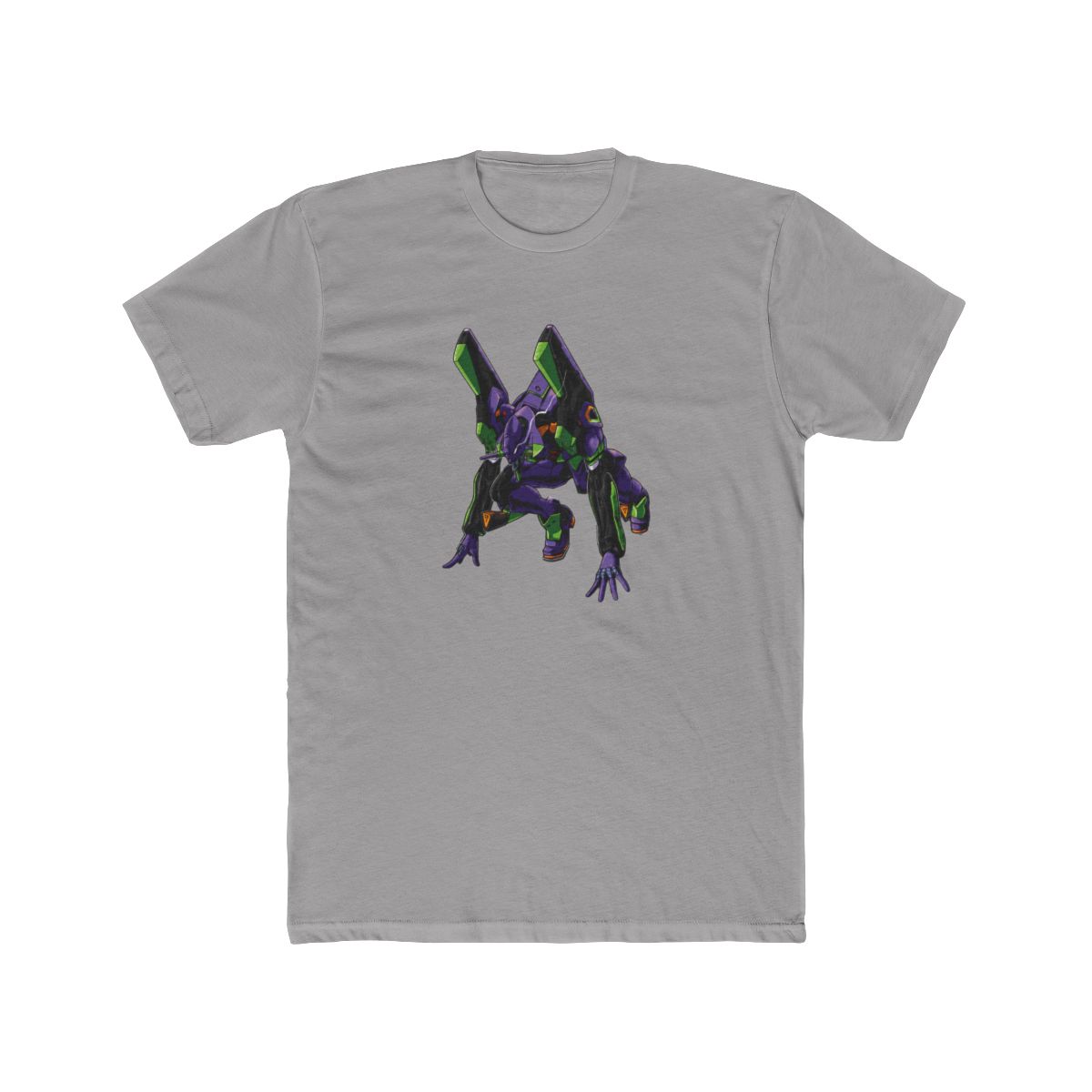 Evangelion Unit 01 Badge T Shirt - alternate angle 4, merchandise
