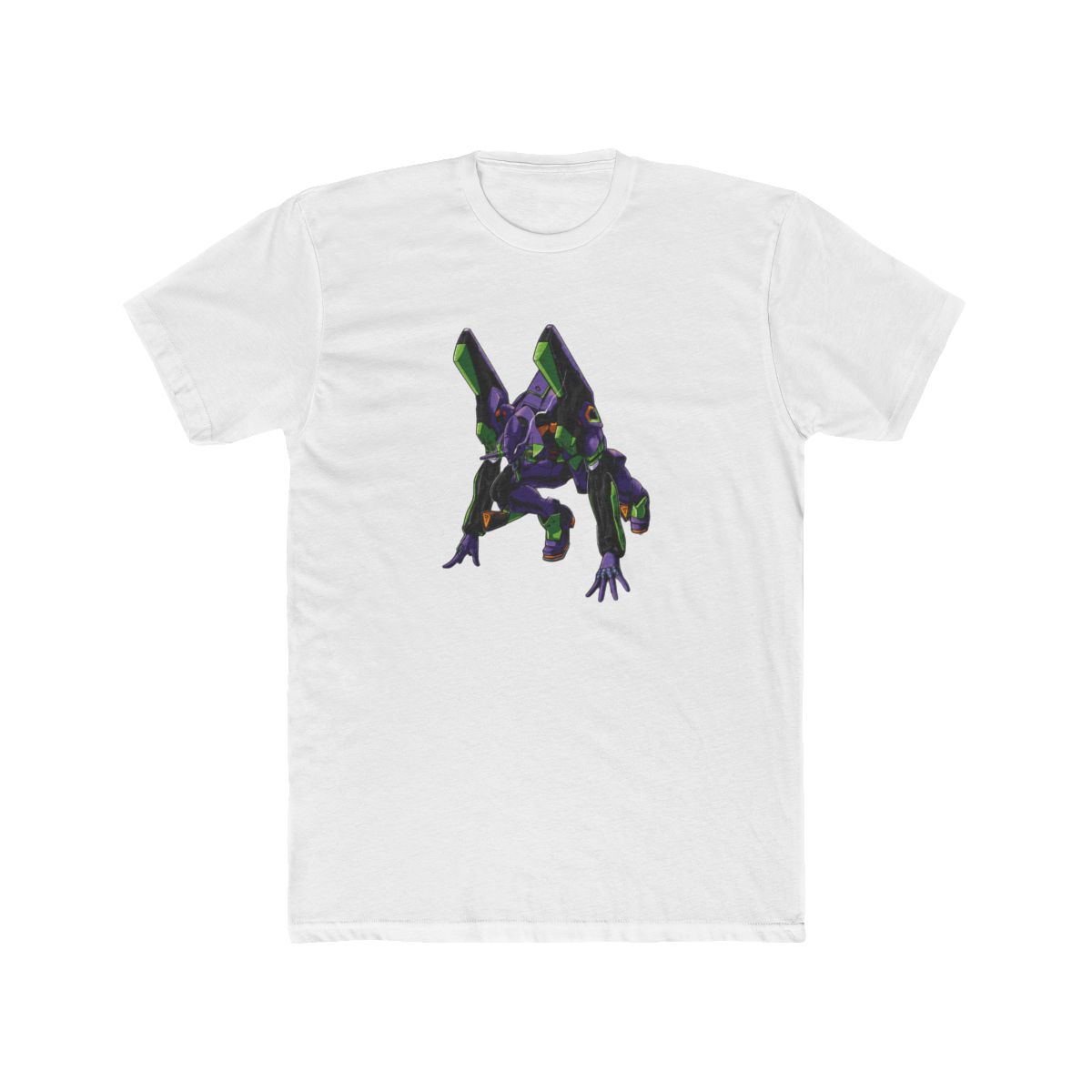 Evangelion Unit 01 Badge T Shirt - alternate angle 3, merchandise
