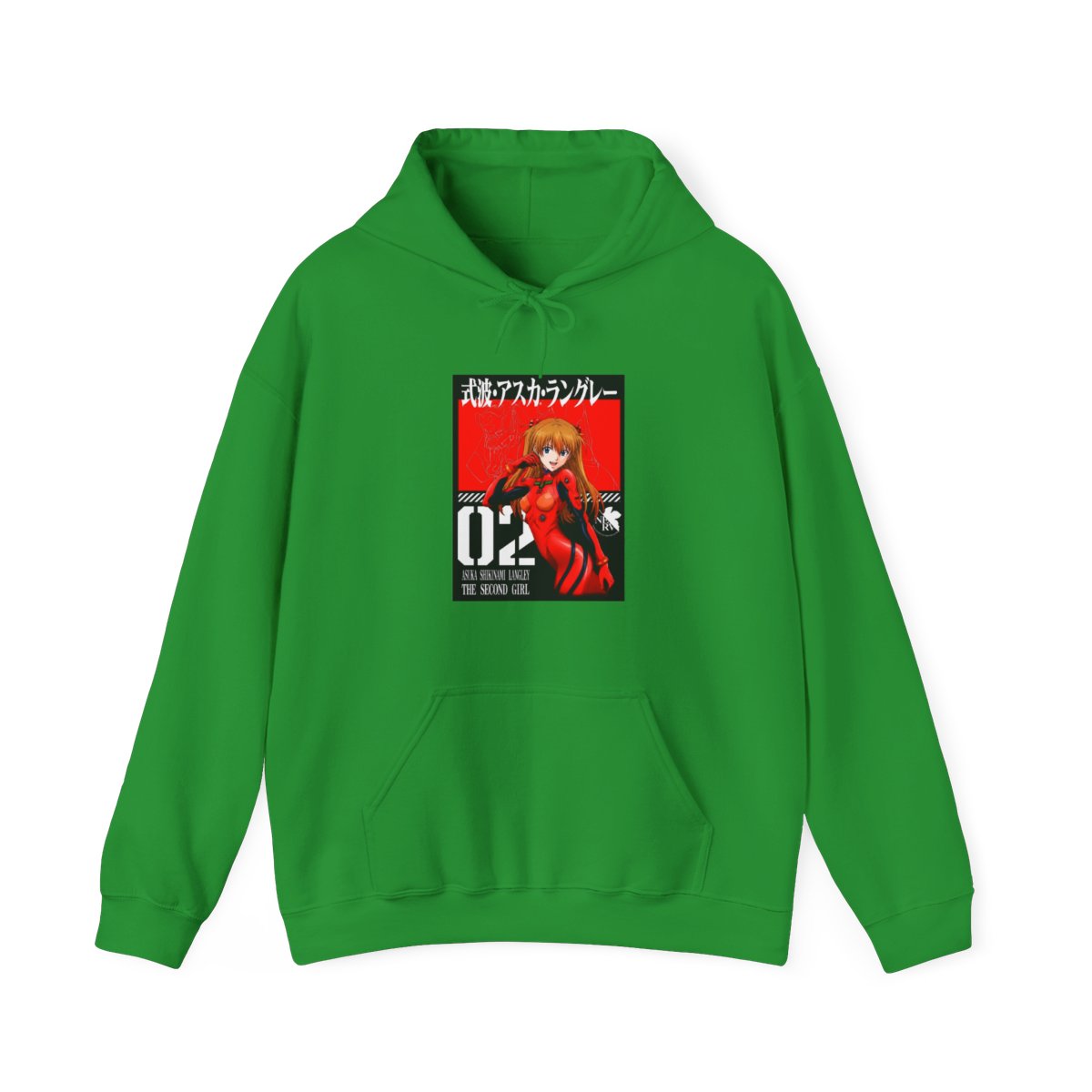Neon Genesis Evangelion - Asuka Langley Shikinami Hoodie - alternate angle 2, merchandise